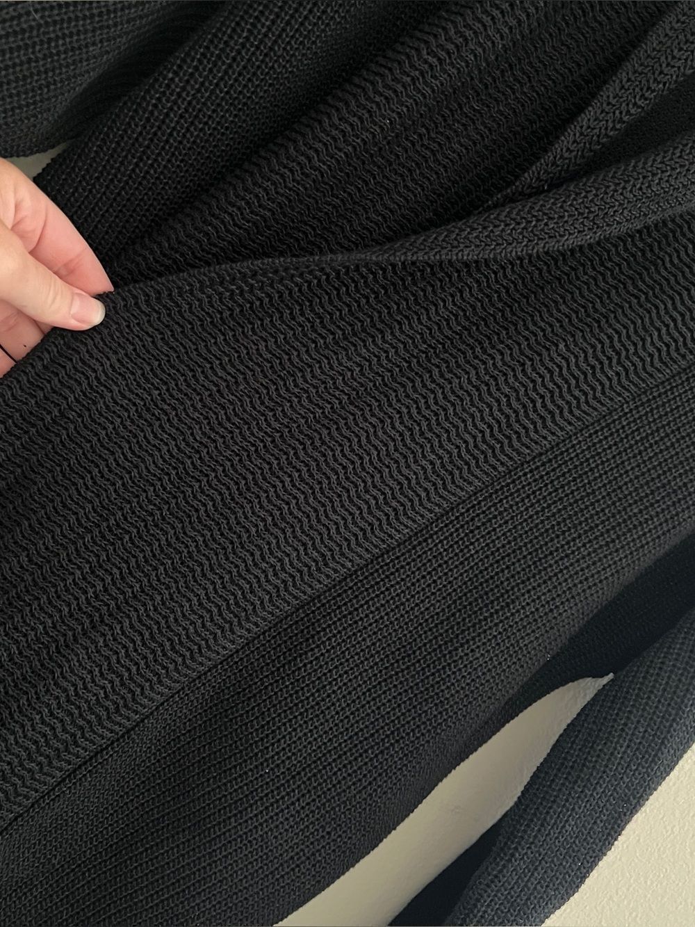 Lauren Ralph Lauren 100% linen black cardigan women’s size L - Picture 4 of 6